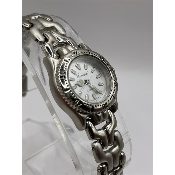 Eurotech Women's Quartz Watch Silver Tone Rotating Bezel- New Battery - Picture 2 of 9